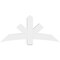 Ekena Millwork Alberta Architectural Grade PVC Gable Bracket, 60"W x 27 1/2"H x 6"D x 6"F, 11/12 Pitch GBP060X28X0606ALB00 - alternate 2